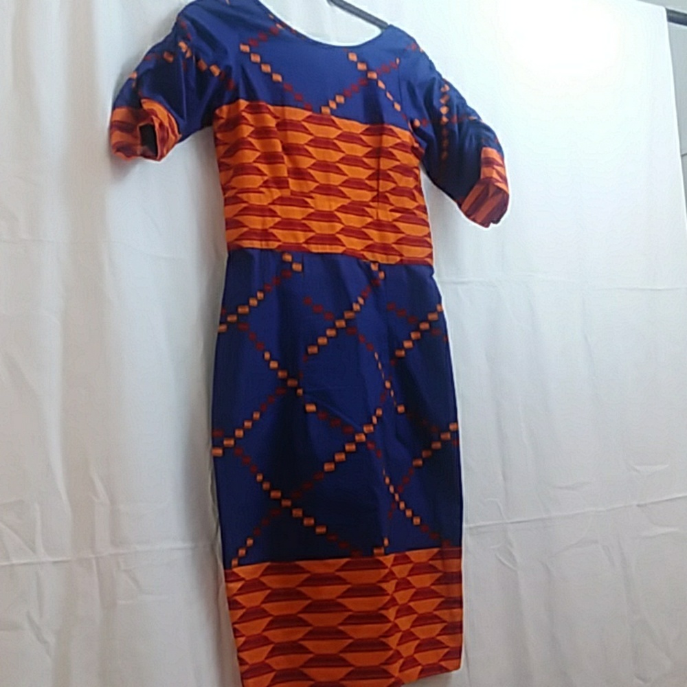 custom Ankara dress made in Ghana